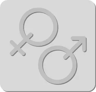Symbole hommes - femmes